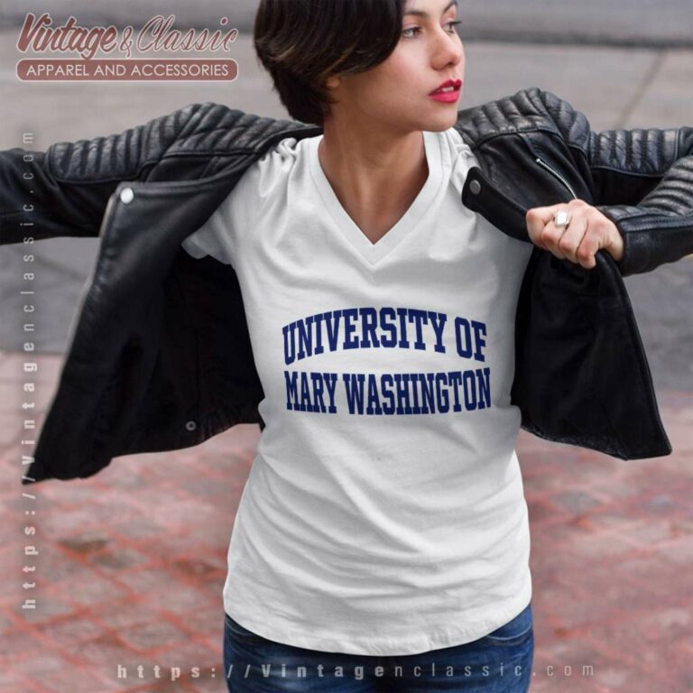 University Of Mary Washington V Neck TShirt University Of Mary Washington V Neck TShirt