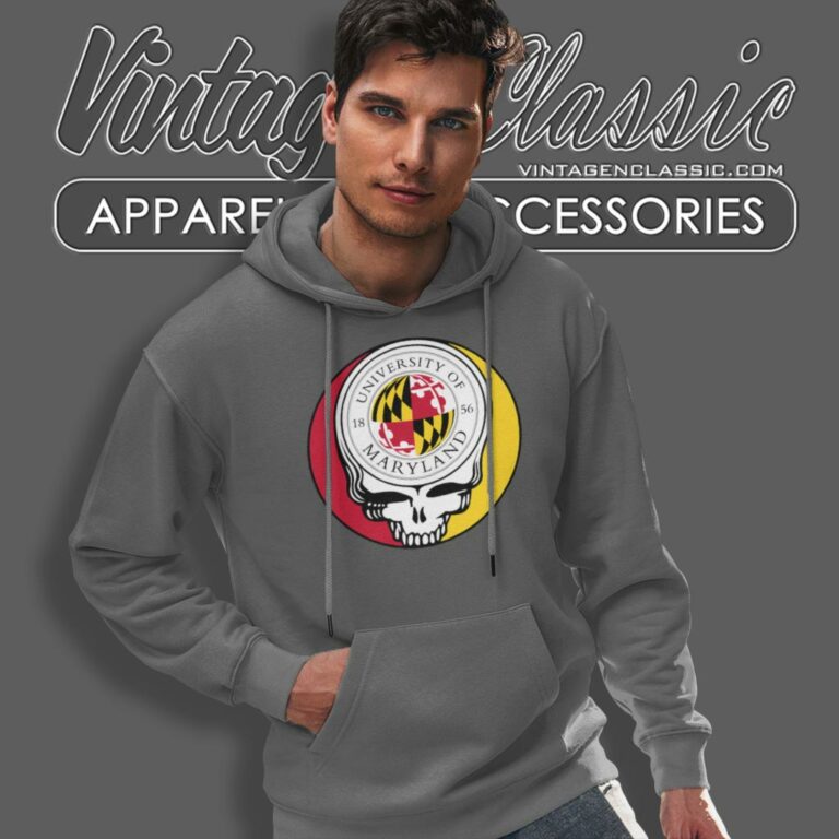 University Of Maryland College Park Grateful Dead Steal Your Face Hoodie University Of Maryland College Park Grateful Dead Steal Your Face Hoodie