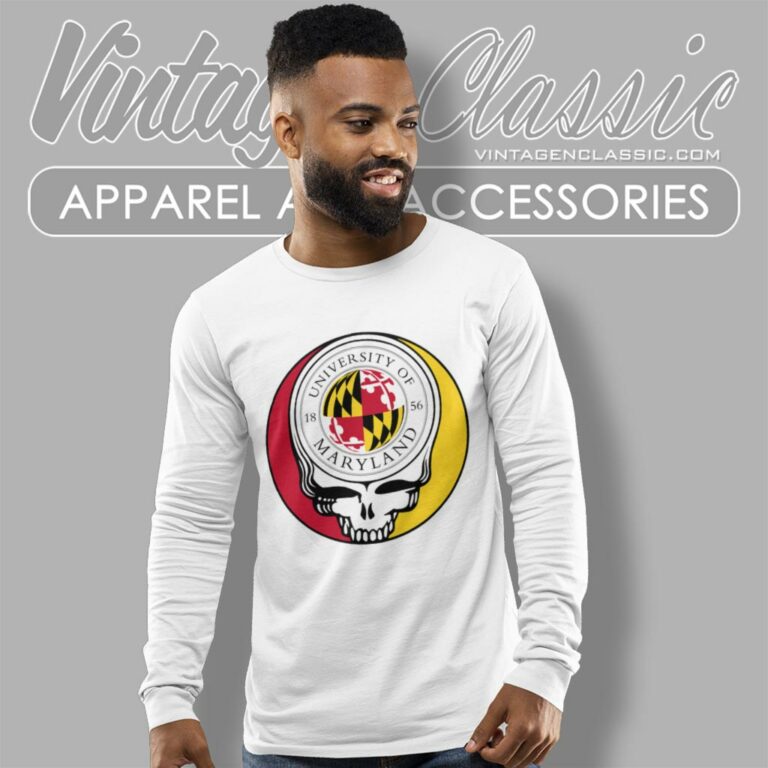 University Of Maryland College Park Grateful Dead Steal Your Face Long Sleeve Tee University Of Maryland College Park Grateful Dead Steal Your Face Long Sleeve Tee