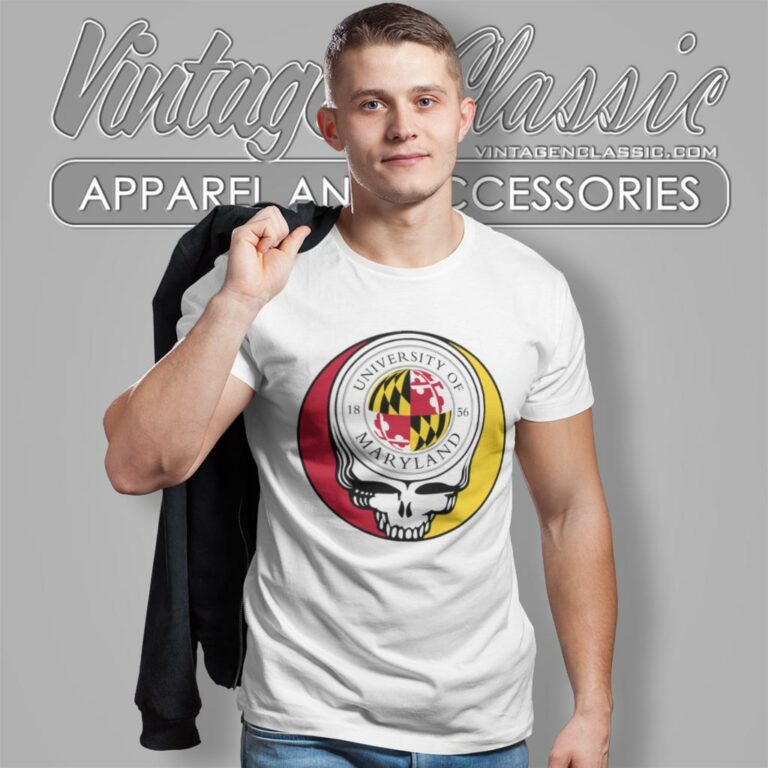 University Of Maryland College Park Grateful Dead Steal Your Face T Shirt University Of Maryland College Park Grateful Dead Steal Your Face T Shirt