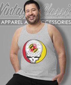 University Of Maryland College Park Grateful Dead Steal Your Face Tank Top Racerback