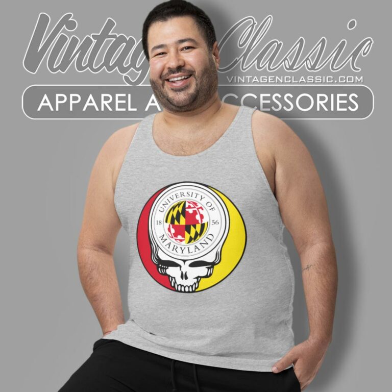 University Of Maryland College Park Grateful Dead Steal Your Face Tank Top Racerback University Of Maryland College Park Grateful Dead Steal Your Face Tank Top Racerback