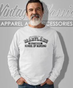 University Of Maryland School Of Nursing Baltimore Long Sleeve Tee