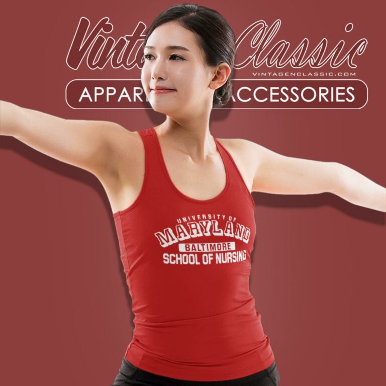 University Of Maryland School Of Nursing Baltimore Tank Top Racerback University Of Maryland School Of Nursing Baltimore Tank Top Racerback