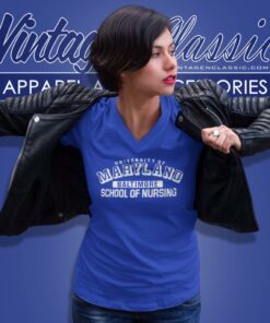 University Of Maryland School Of Nursing Baltimore V Neck TShirt