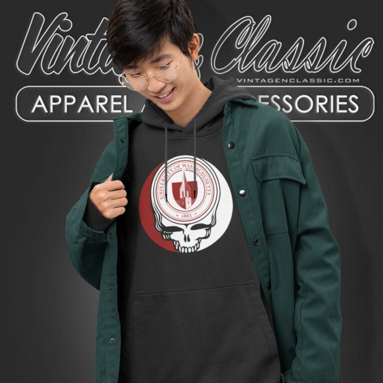 University Of Massachusetts Amherst Grateful Dead Steal Your Face Hoodie University Of Massachusetts Amherst Grateful Dead Steal Your Face Hoodie