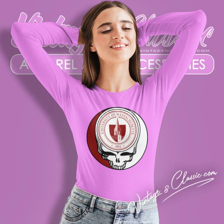 University Of Massachusetts Amherst Grateful Dead Steal Your Face Long Sleeve Tee University Of Massachusetts Amherst Grateful Dead Steal Your Face Long Sleeve Tee