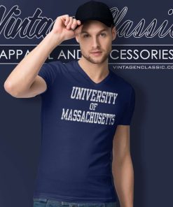 University Of Massachusetts V Neck TShirt