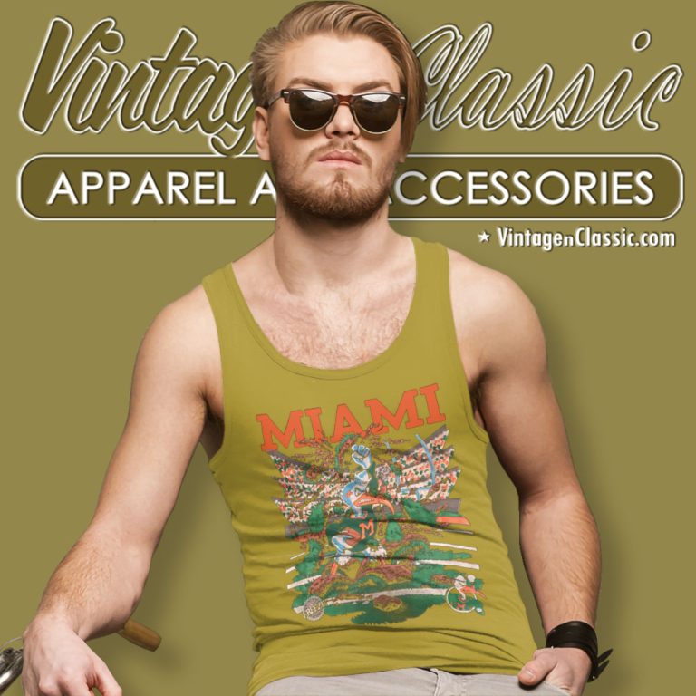 University Of Miami Hurricanes Football Tank Top Racerback University Of Miami Hurricanes Football Tank Top Racerback