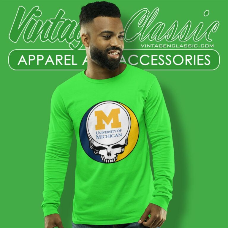 University Of Michigan Ann Arbor Grateful Dead Steal Your Face Long Sleeve Tee University Of Michigan Ann Arbor Grateful Dead Steal Your Face Long Sleeve Tee
