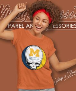 University Of Michigan Ann Arbor Grateful Dead Steal Your Face Women T Shirt