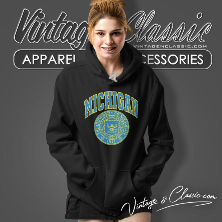University Of Michigan Big Logo Hoodie University Of Michigan Big Logo Hoodie