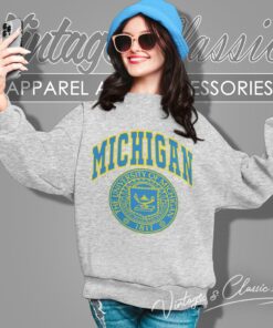 University Of Michigan Big Logo Sweatshirt