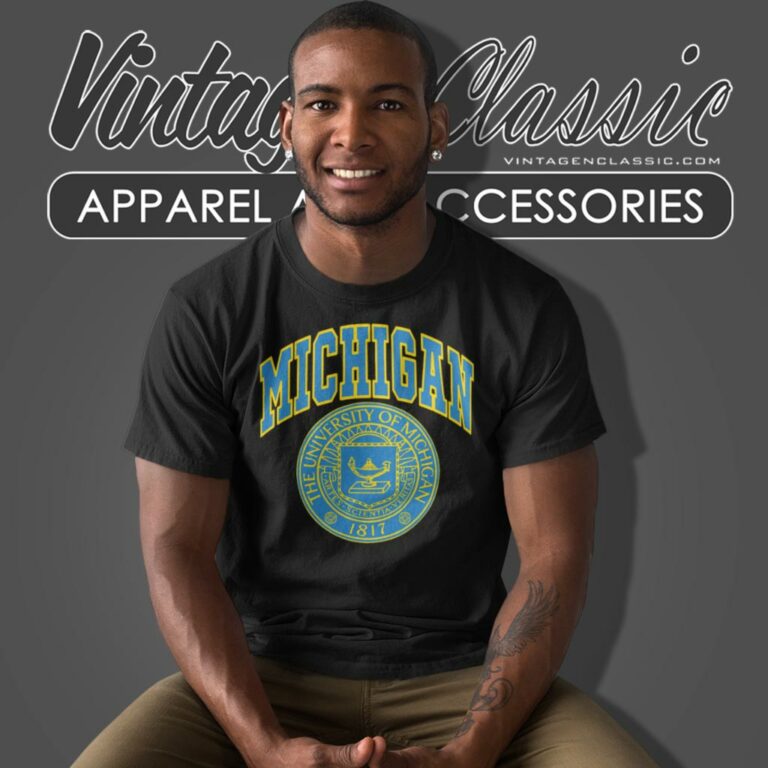 University Of Michigan Big Logo T Shirt University Of Michigan Big Logo T Shirt
