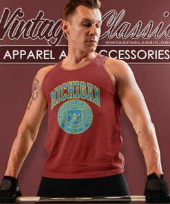 University Of Michigan Big Logo Tank Top Racerback