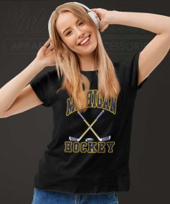 University Of Michigan Hockey Wolverines Shirt 6 University Of Michigan Hockey Wolverines Women TShirt