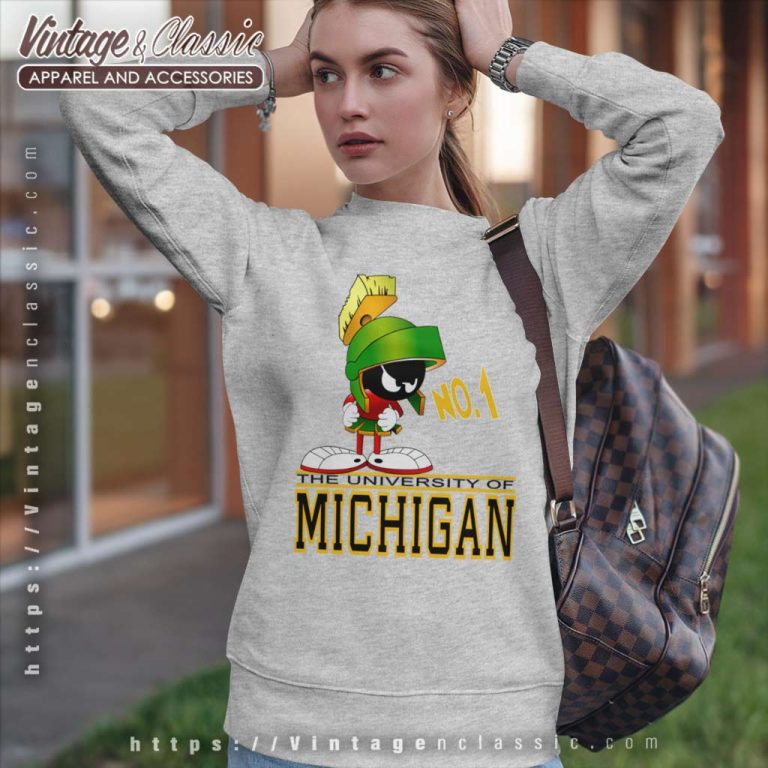 University Of Michigan Marvin The Martian Sweatshirt University Of Michigan Marvin The Martian Sweatshirt