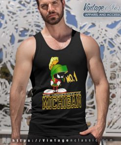 University Of Michigan Marvin The Martian Shirt 4 University Of Michigan Marvin The Martian Tank Top Racerback