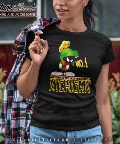 University Of Michigan Marvin The Martian Shirt 6 University Of Michigan Marvin The Martian Women TShirt