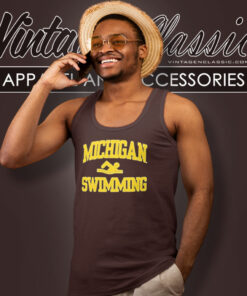 University Of Michigan Swimming Tank Top Racerback
