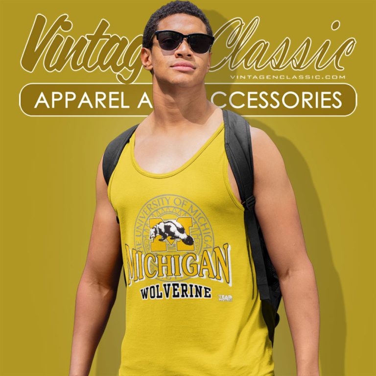 University Of Michigan Wolverine Tank Top Racerback University Of Michigan Wolverine Tank Top Racerback
