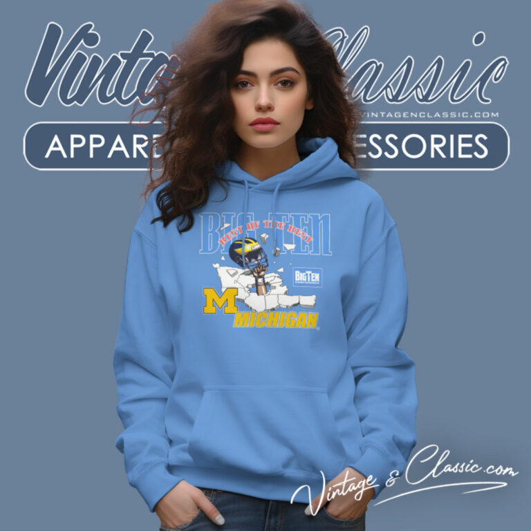 University Of Michigan Wolverines Big Ten Hoodie University Of Michigan Wolverines Big Ten Hoodie
