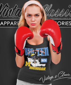 University Of Michigan Wolverines Big Ten Shirt 5 University Of Michigan Wolverines Big Ten Tank Top Racerback