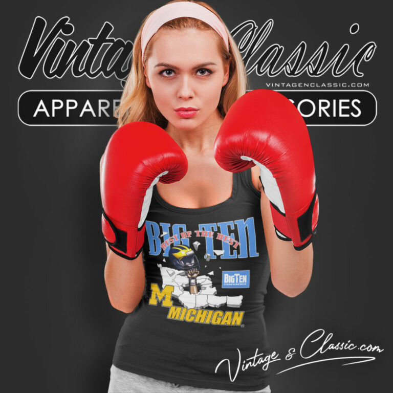 University Of Michigan Wolverines Big Ten Tank Top Racerback University Of Michigan Wolverines Big Ten Tank Top Racerback