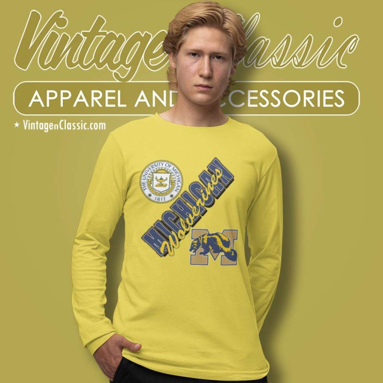 University Of Michigan Wolverines Long Sleeve Tee University Of Michigan Wolverines Long Sleeve Tee