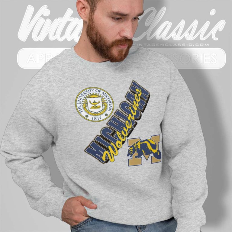 University Of Michigan Wolverines Sweatshirt University Of Michigan Wolverines Sweatshirt
