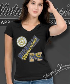 University Of Michigan Wolverines Shirt 5 University Of Michigan Wolverines V Neck TShirt
