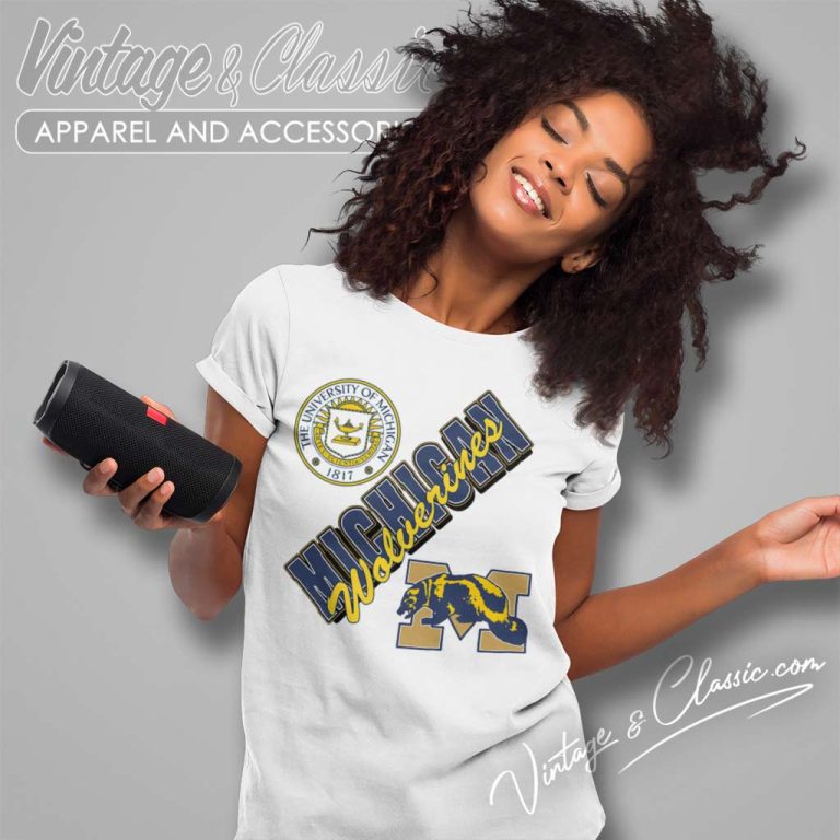 University Of Michigan Wolverines Women TShirt University Of Michigan Wolverines Women TShirt
