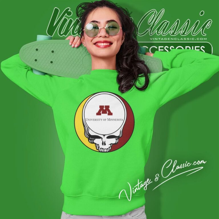 University Of Minnesota Twin Cities Grateful Dead Steal Your Face Sweatshirt University Of Minnesota Twin Cities Grateful Dead Steal Your Face Sweatshirt