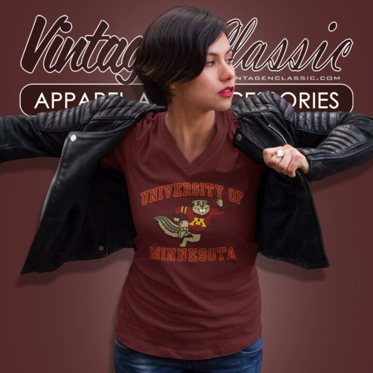 University Of Minnesota V Neck TShirt University Of Minnesota V Neck TShirt