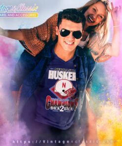 University Of Nebraska Shirt Cornhuskers Huskers Football Champions V Neck TShirt