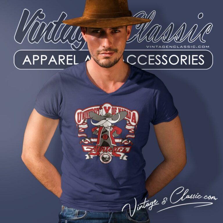 University Of Nevada Athletics V Neck TShirt University Of Nevada Athletics V Neck TShirt