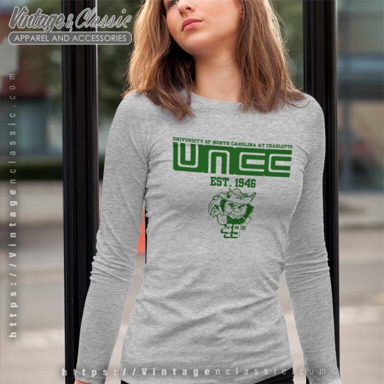 University Of North Carolina At Charlotte Long Sleeve Tee University Of North Carolina At Charlotte Long Sleeve Tee