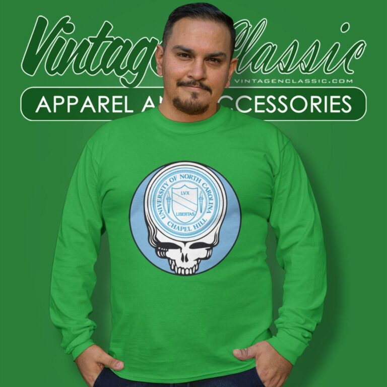 University Of North Carolina Chapel Hill Grateful Dead Steal Your Face Long Sleeve Tee University Of North Carolina Chapel Hill Grateful Dead Steal Your Face Long Sleeve Tee