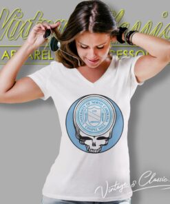 University Of North Carolina Chapel Hill Grateful Dead Steal Your Face V Neck TShirt