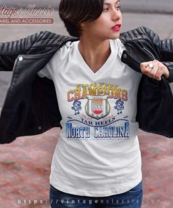 University Of North Carolina Shirt Unc Tar Heels Final Four Champions V Neck TShirt