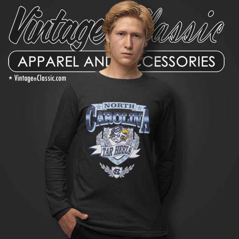 University Of North Carolina Unc Tar Heels Mascot Logo Long Sleeve Tee University Of North Carolina Unc Tar Heels Mascot Logo Long Sleeve Tee