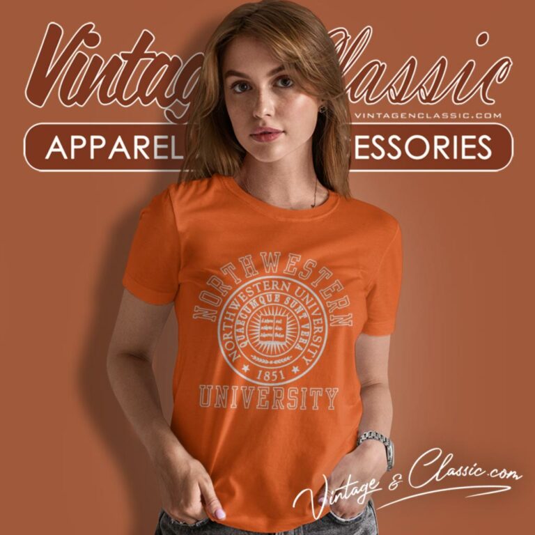 University Of Northwestern Women T Shirt 1 University Of Northwestern Women T Shirt 1