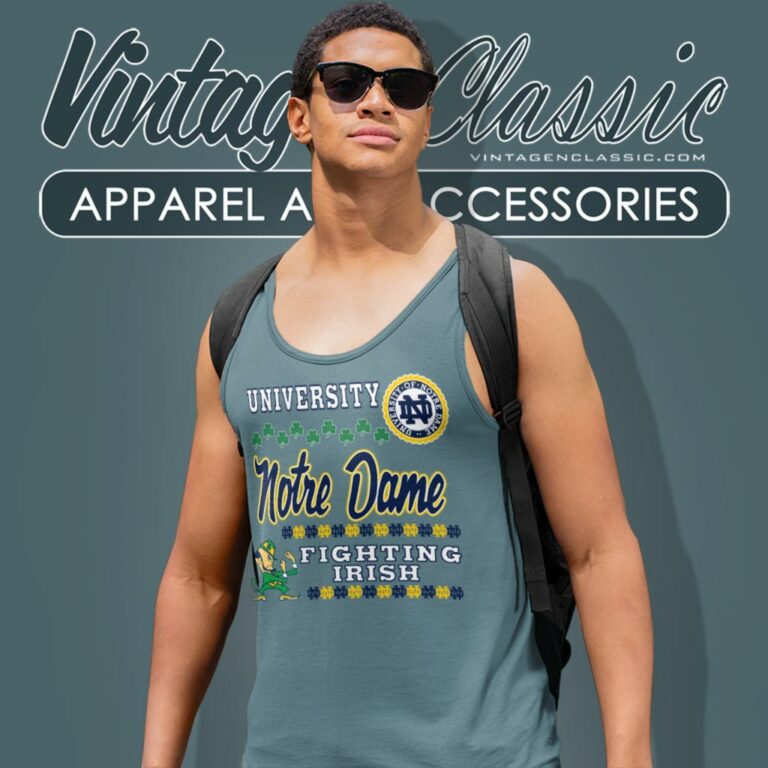 University Of Notre Dame Fighting Irish Ncaa Tank Top Racerback 1 University Of Notre Dame Fighting Irish Ncaa Tank Top Racerback 1
