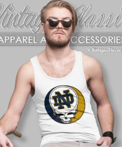 University Of Notre Dame Grateful Dead Steal Your Face Tank Top Racerback
