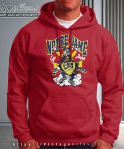 University Of Notre Dame Looney Tunes Bugs Bunny Taz Hoodie