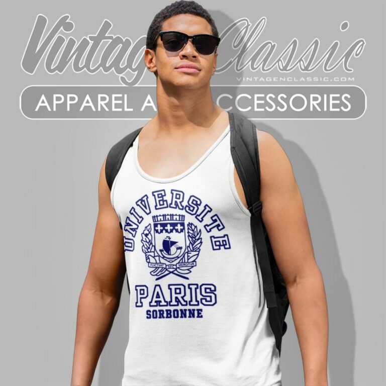 University Of Paris France Sorbonne Tank Top Racerback University Of Paris France Sorbonne Tank Top Racerback