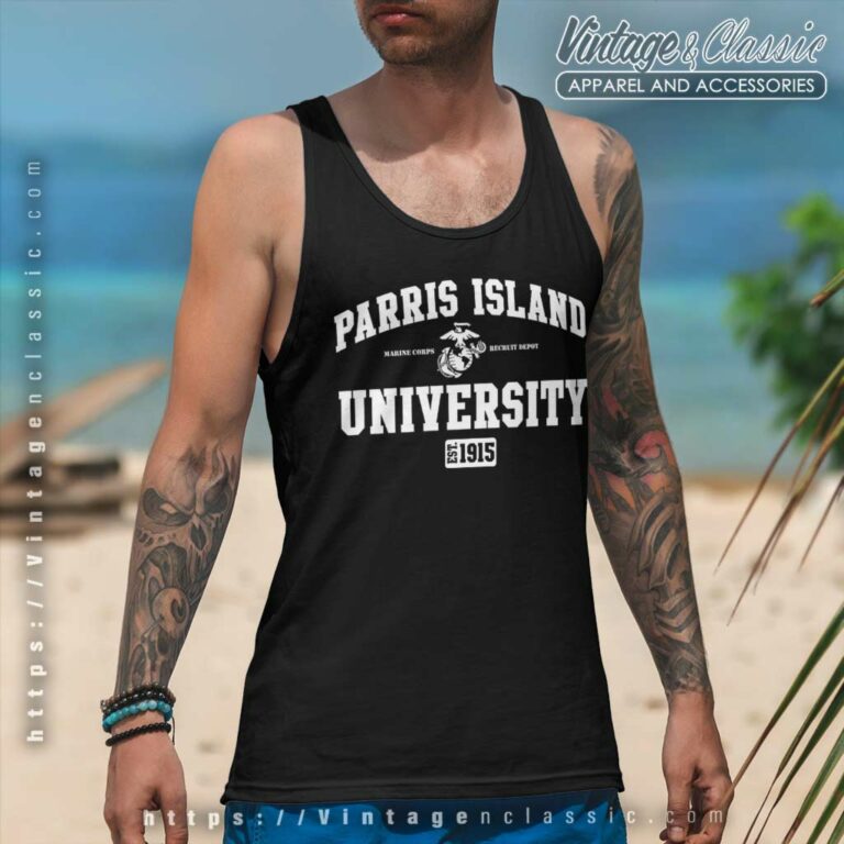 University Of Parris Island Tank Top Racerback University Of Parris Island Tank Top Racerback