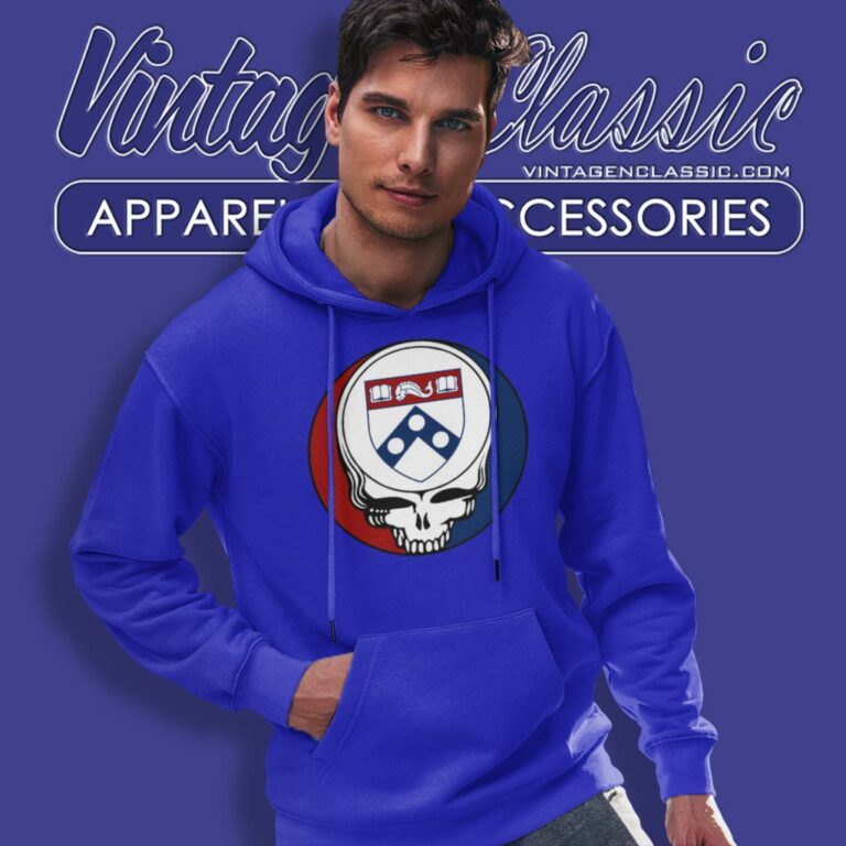 University Of Pennsylvania Grateful Dead Steal Face Hoodie University Of Pennsylvania Grateful Dead Steal Face Hoodie
