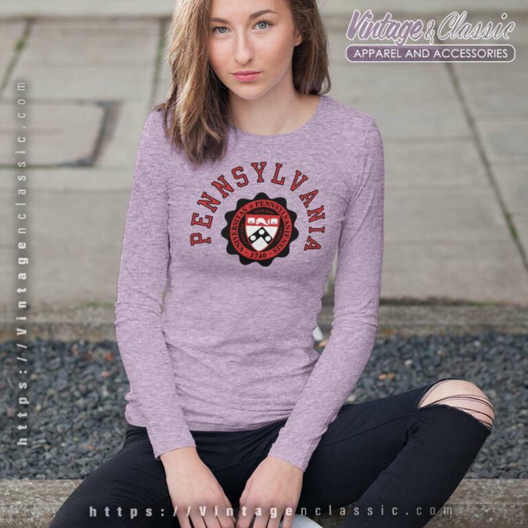 University Of Pennsylvania Long Sleeve Tee University Of Pennsylvania Long Sleeve Tee