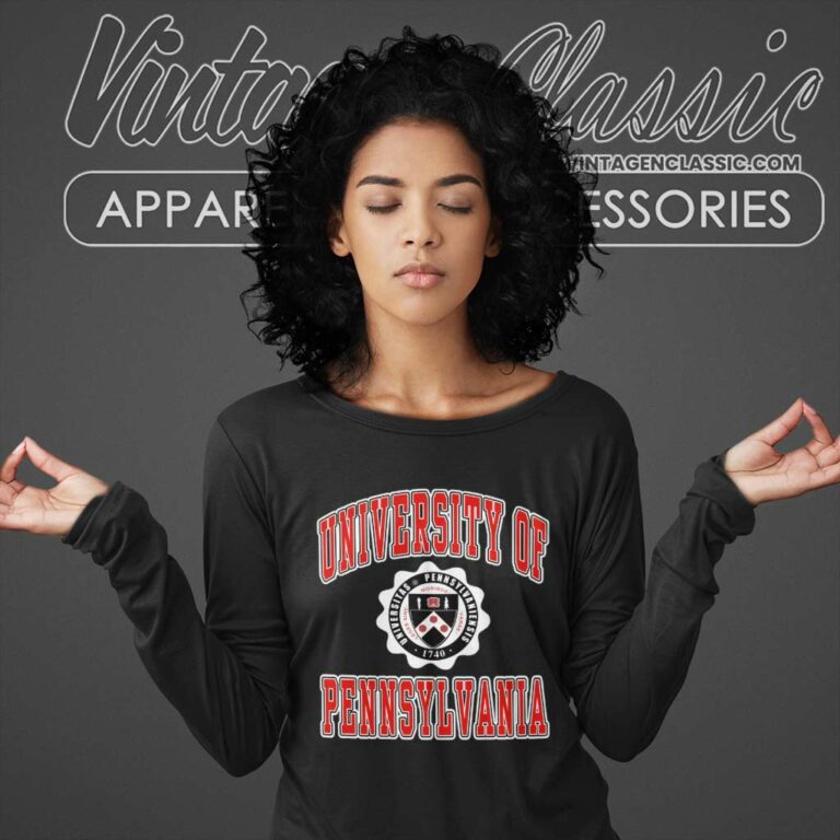 University Of Pennsylvania Upenn Long Sleeve Tee University Of Pennsylvania Upenn Long Sleeve Tee